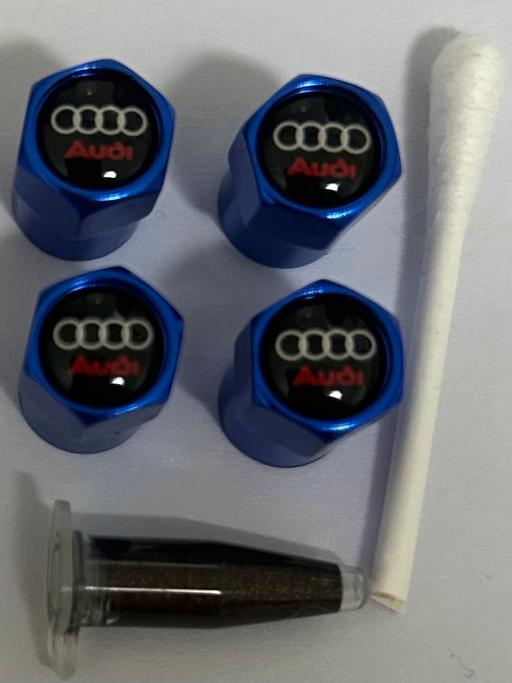  — Audi Tyre valve caps with grease