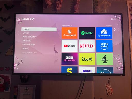  — 40 inch Roku smart tv