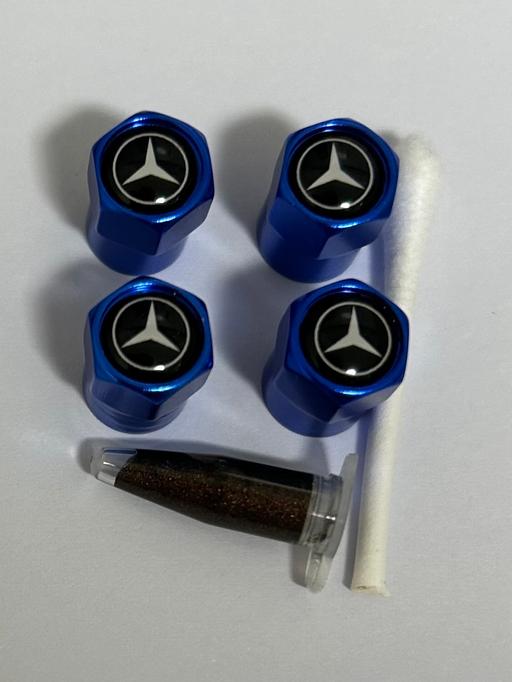  — Mercedes Tyre valve Caps with grease
