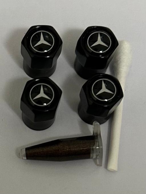  — Mercedes Tyre valve Caps with grease