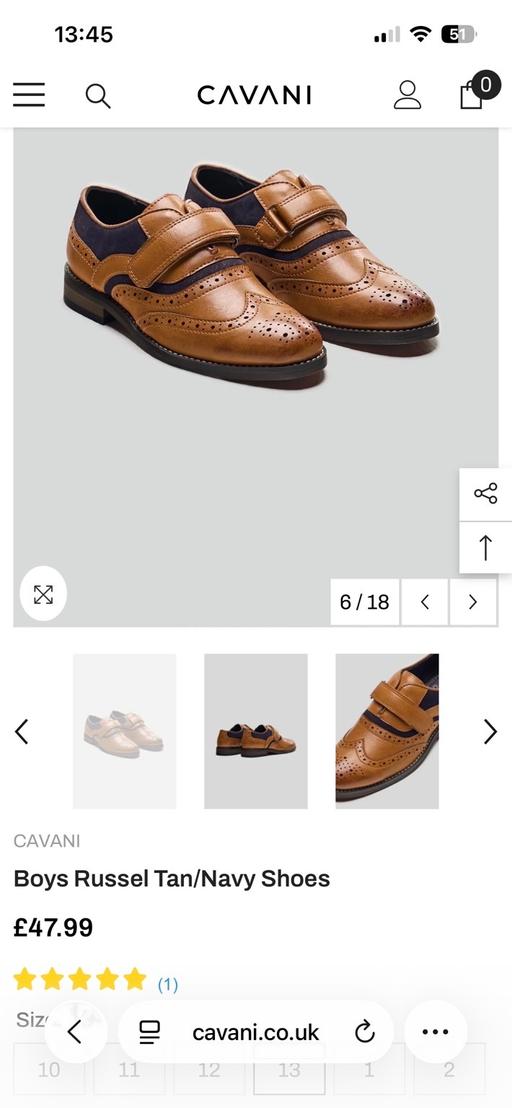  — House of Cavani shoes boys size 13
