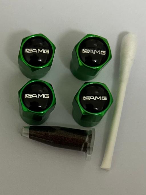  — Mercedes AMG Tyre valve caps with grease