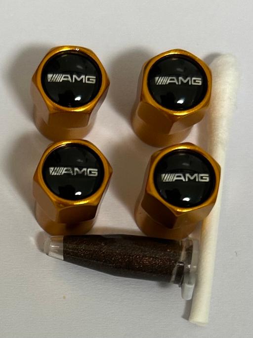  — Mercedes AMG Tyre valve caps with grease