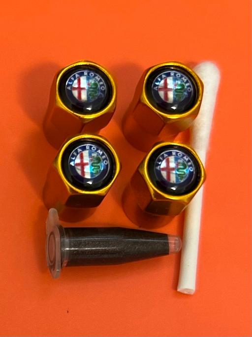  — Alfa Romeo Tyre valve caps with grease