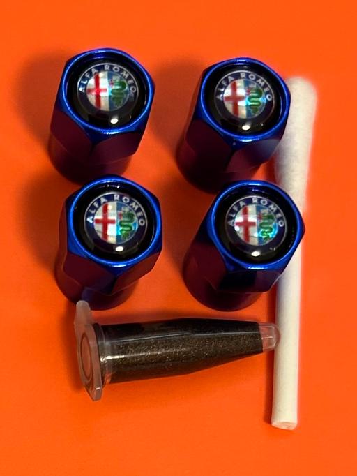  — Alfa Romeo Tyre valve caps with grease