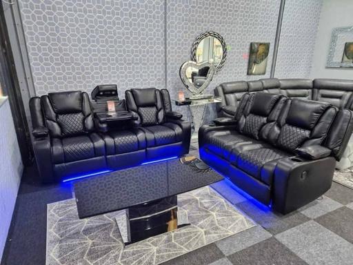  — Electric Recliner 3 + 2 Seater with USB & LED