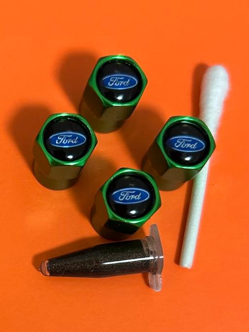  — Ford Tyre valve Caps with grease