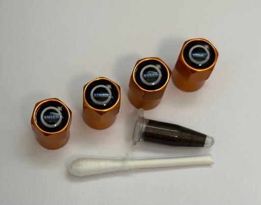  — Volvo tyre valve caps with grease