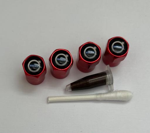  — Volvo tyre valve caps with grease