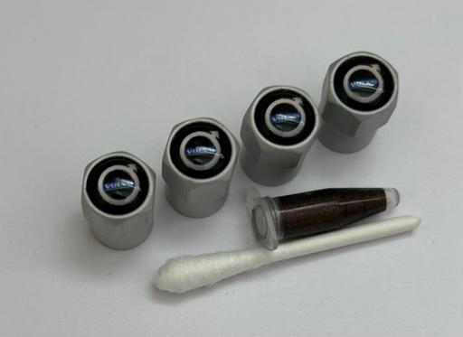  — Volvo tyre valve caps with grease