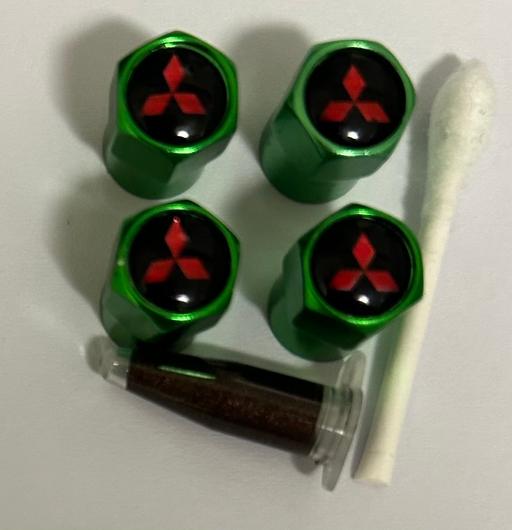  — Mitsubishi tyre valve Caps with grease
