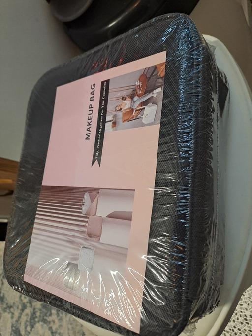  — makeup box with storage inside