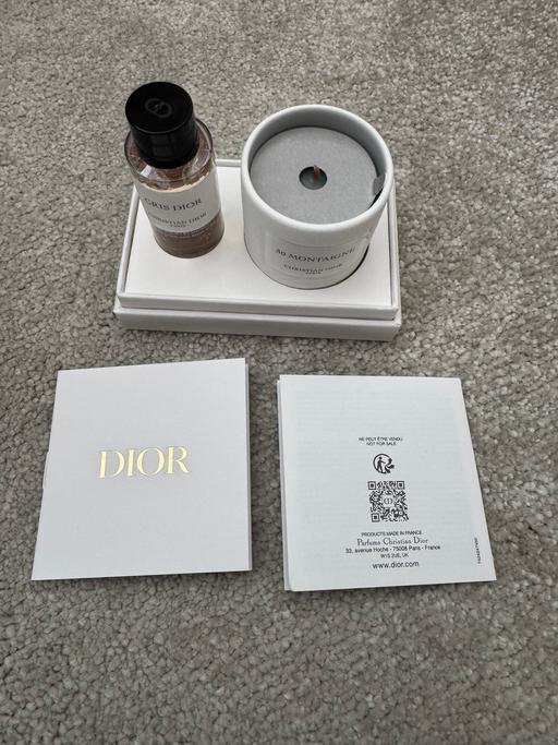  — Dior minuture candle soap set