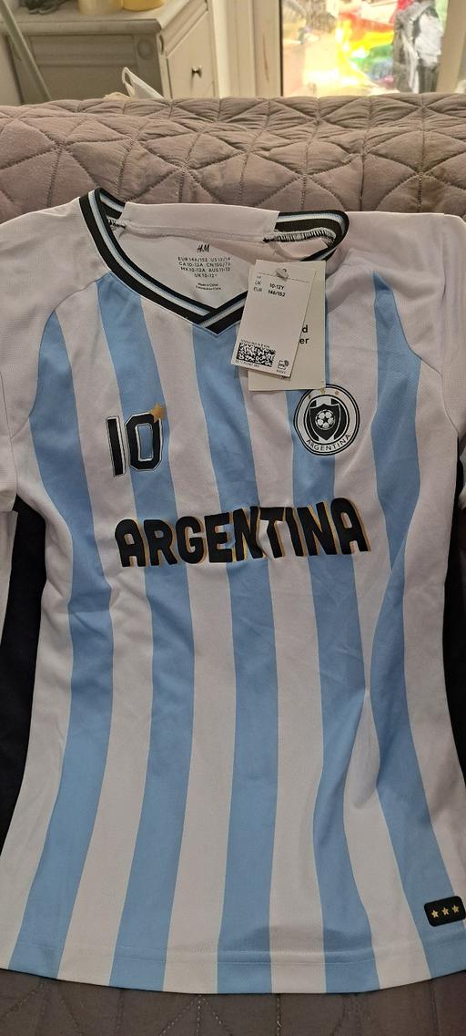  — H&M Argentina Shirt Age 10-12 New