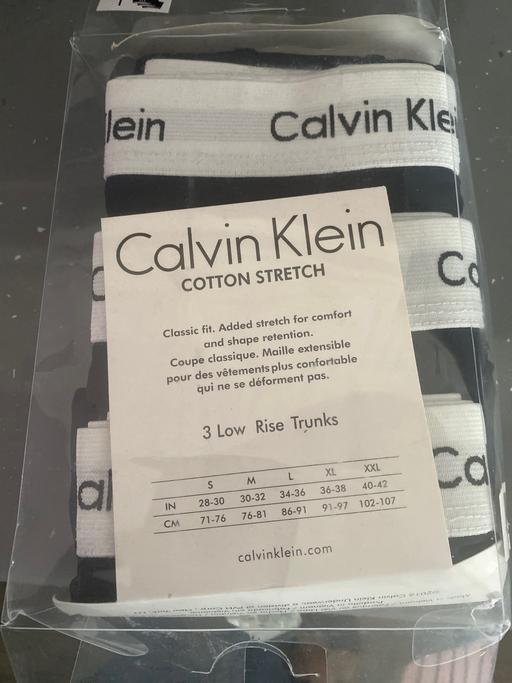  — Calvin Klein black/white large boxes 3pack