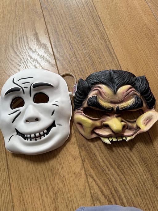  — 2 Halloween masks