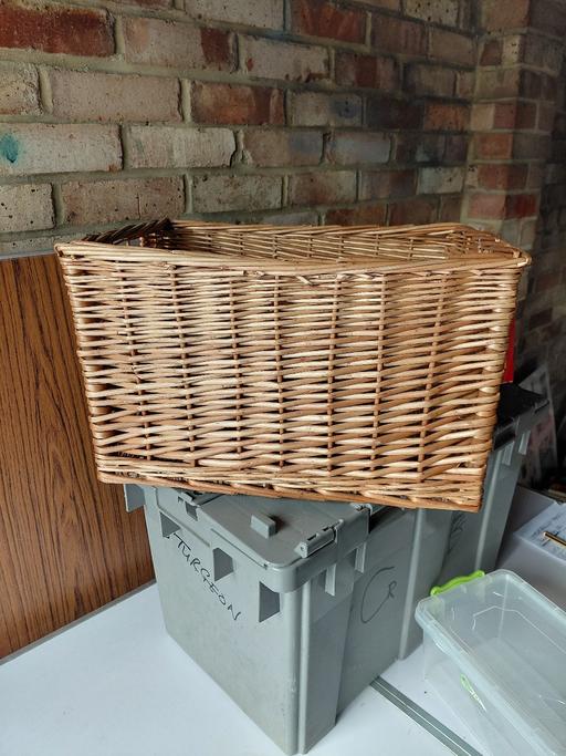  — Wicker Basket. 16 x 12 x 10 " with tags.