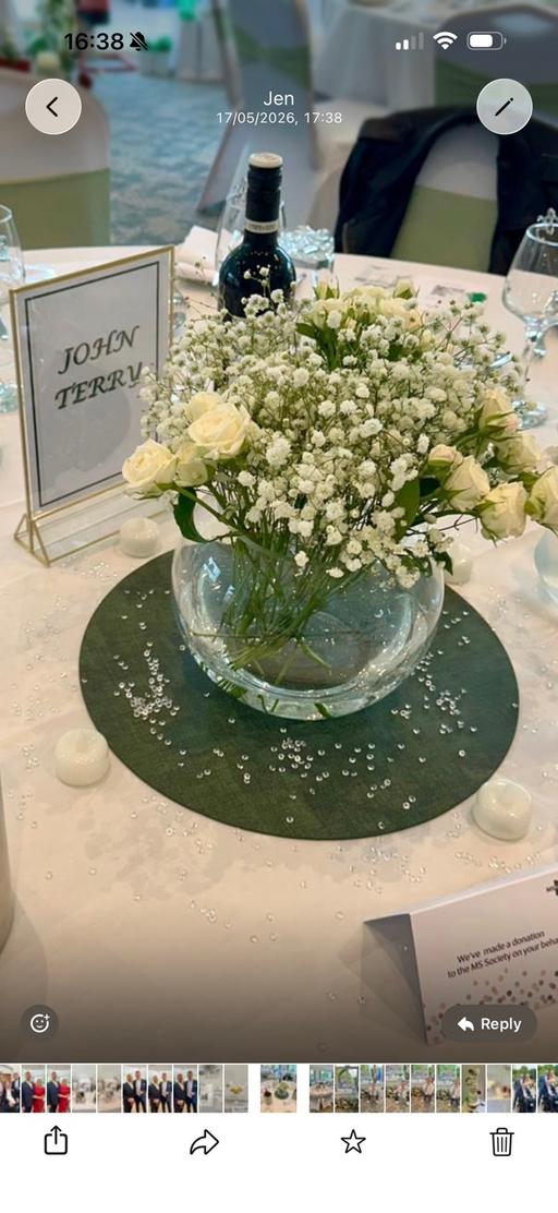  — Wedding Vase Bowls