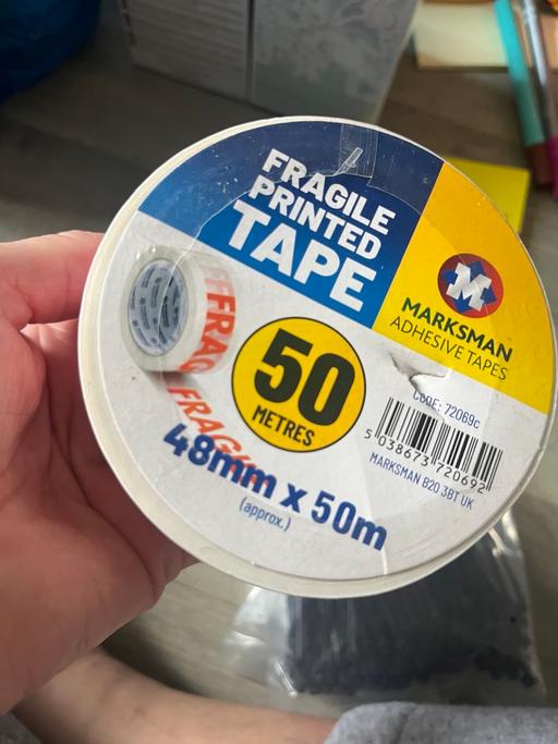  — Fragile tape