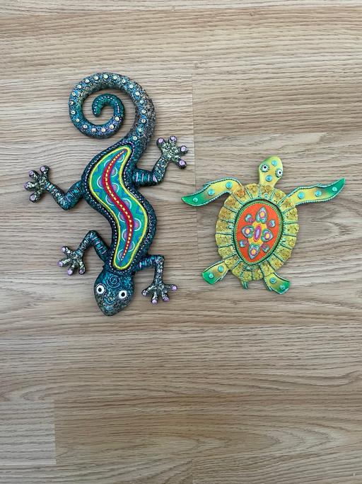  — Lizard and Turtle ornaments