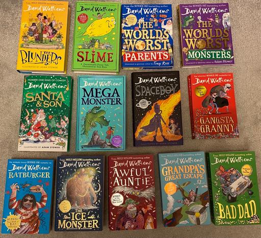  — David Walliams books