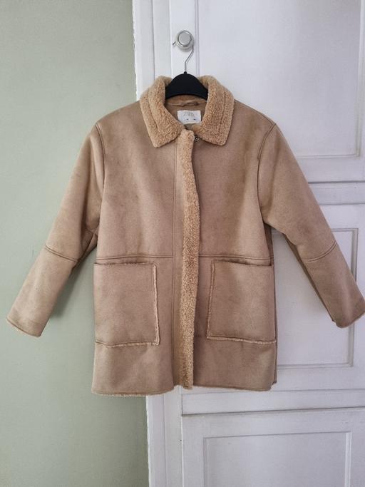  — zara suede coat