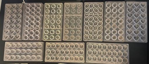  — 10 Plastic Chocolate Moulds