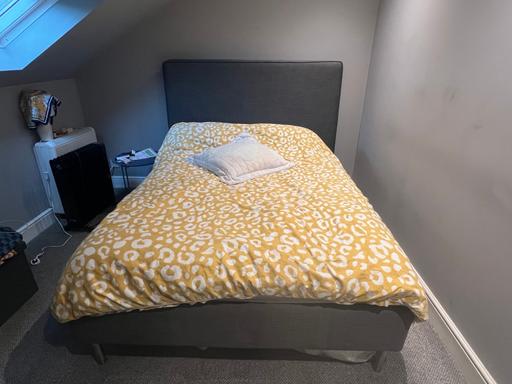  — Grey Bed frame - standard double