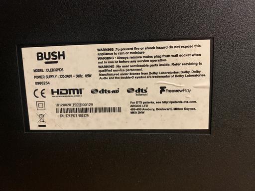  — Bush Smart TV 32”
