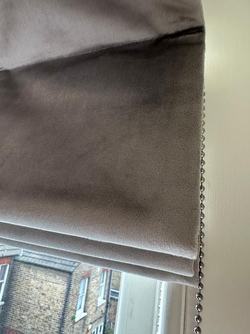  — Roman Blinds Blackout - Custom velvet grey