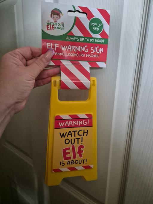  — new Elf Warning Sign