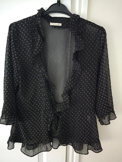  — 'On Town' black blouse