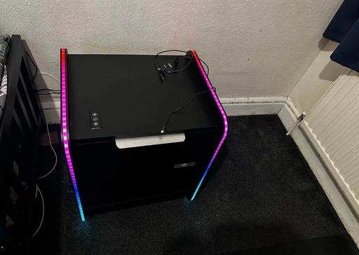  — BLACK X ROCKER ELECTRA LED BEDSIDE TABLE