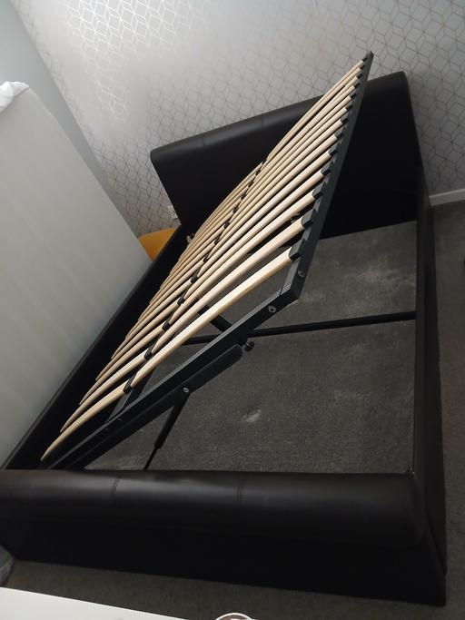  — Double bed frame with storage