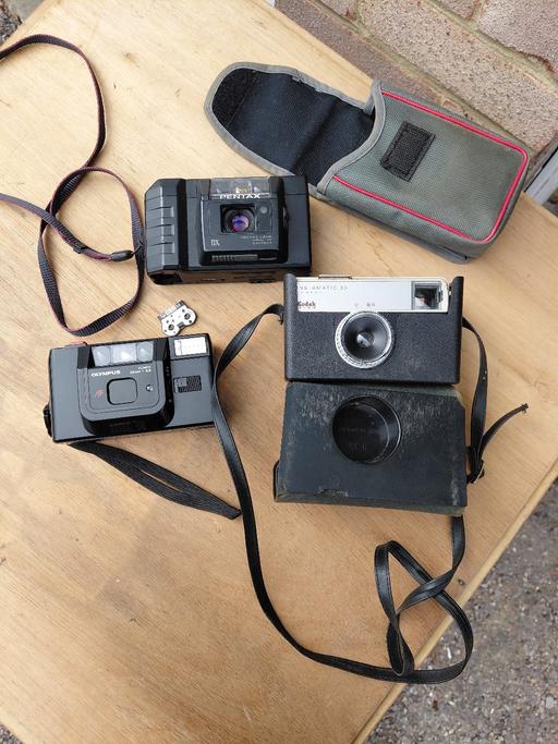  — 3 RETRO Cameras SPARES OR REPAIR.