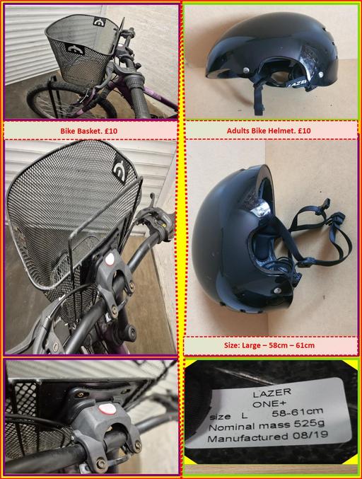 — Bike Basket or Adults Bike Helmet .