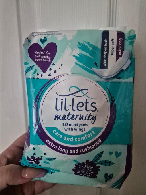  — new Lil-lets Maternity Pads