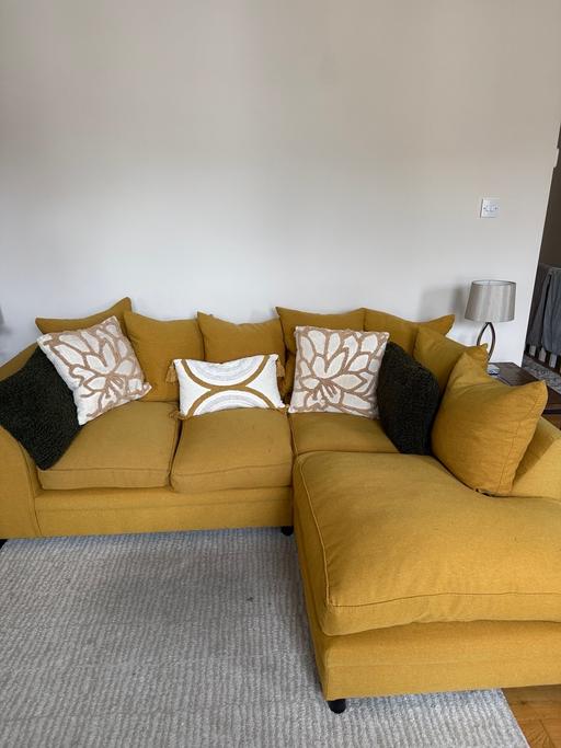  — Mustard corner sofa