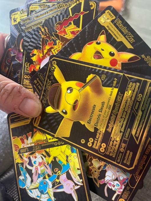  — Ten new Pokemon cards read info