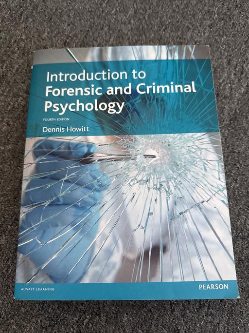 — Intro to Forensic and Criminal  Psychology