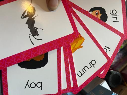  — New first words educational cards