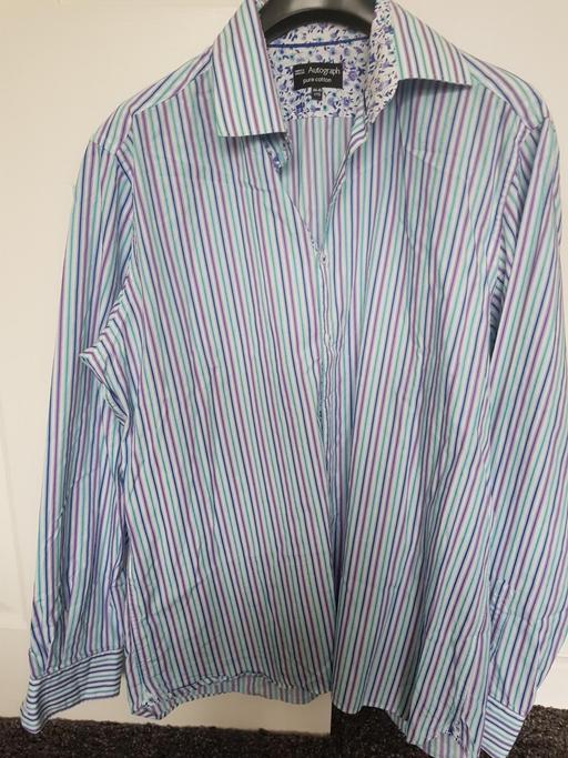  — Men's M&S striped Autograph shirt