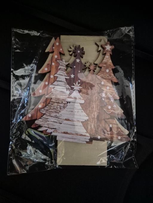  — new Xmas Wooden Napkin Holder