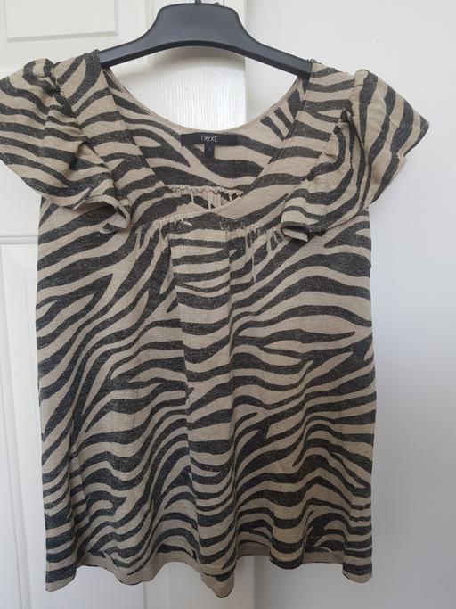  — Next zebra print top