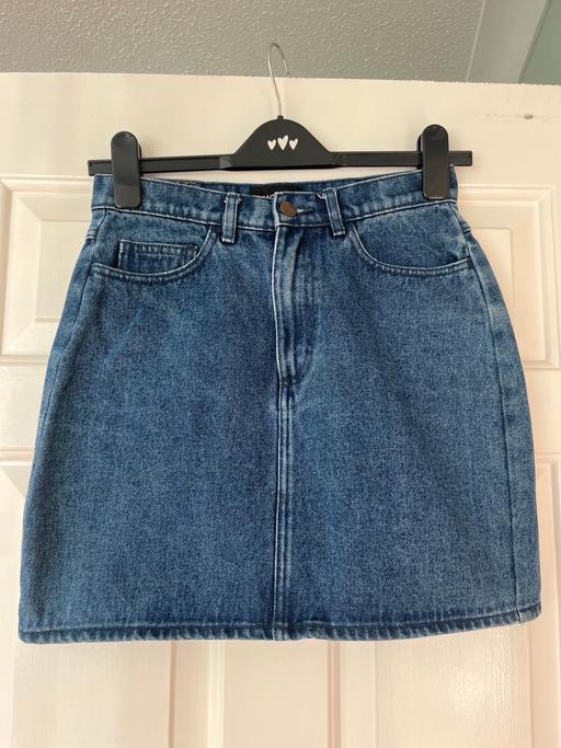  — Denim Mini Skirt Size S