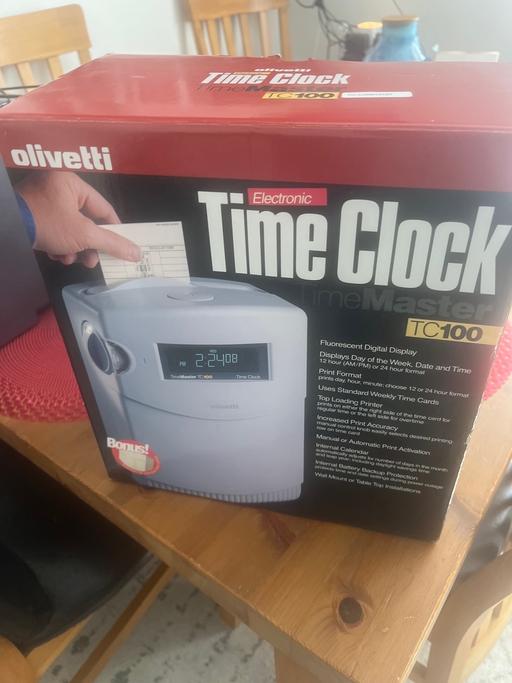  — Olivetti time clock