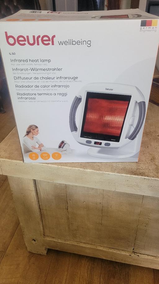  — beurer wellbeing il50 infared heat lamp