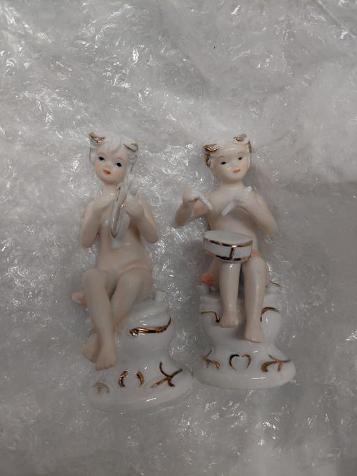  — CAPODIMONTE CHERUB FIGURES. MUSICAL FIGURES.