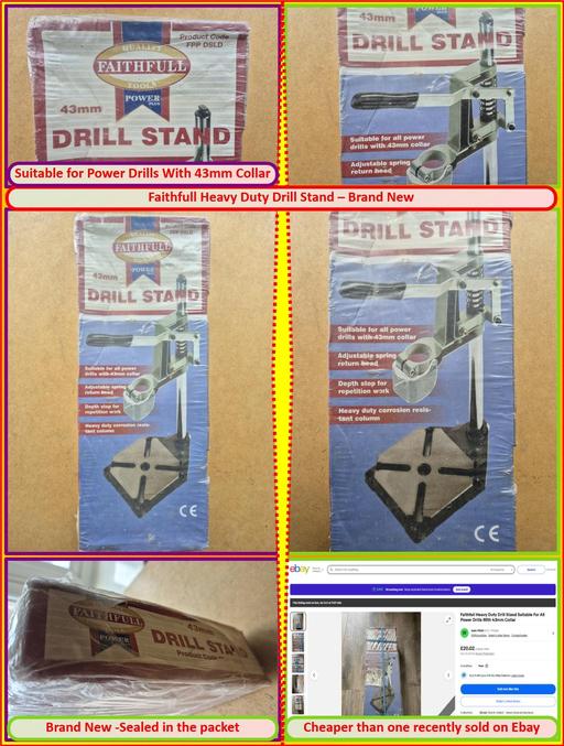  — Faithfull Heavy Duty Drill Stand – Brand New