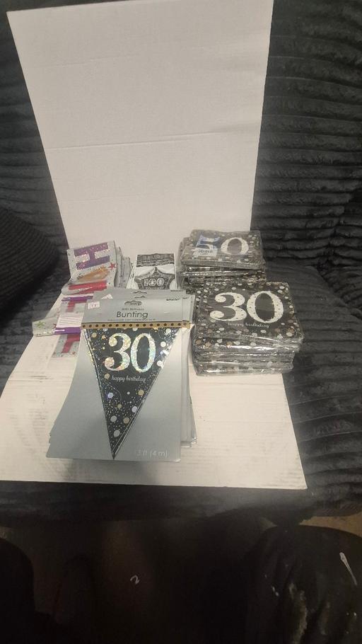  — job lot of party items